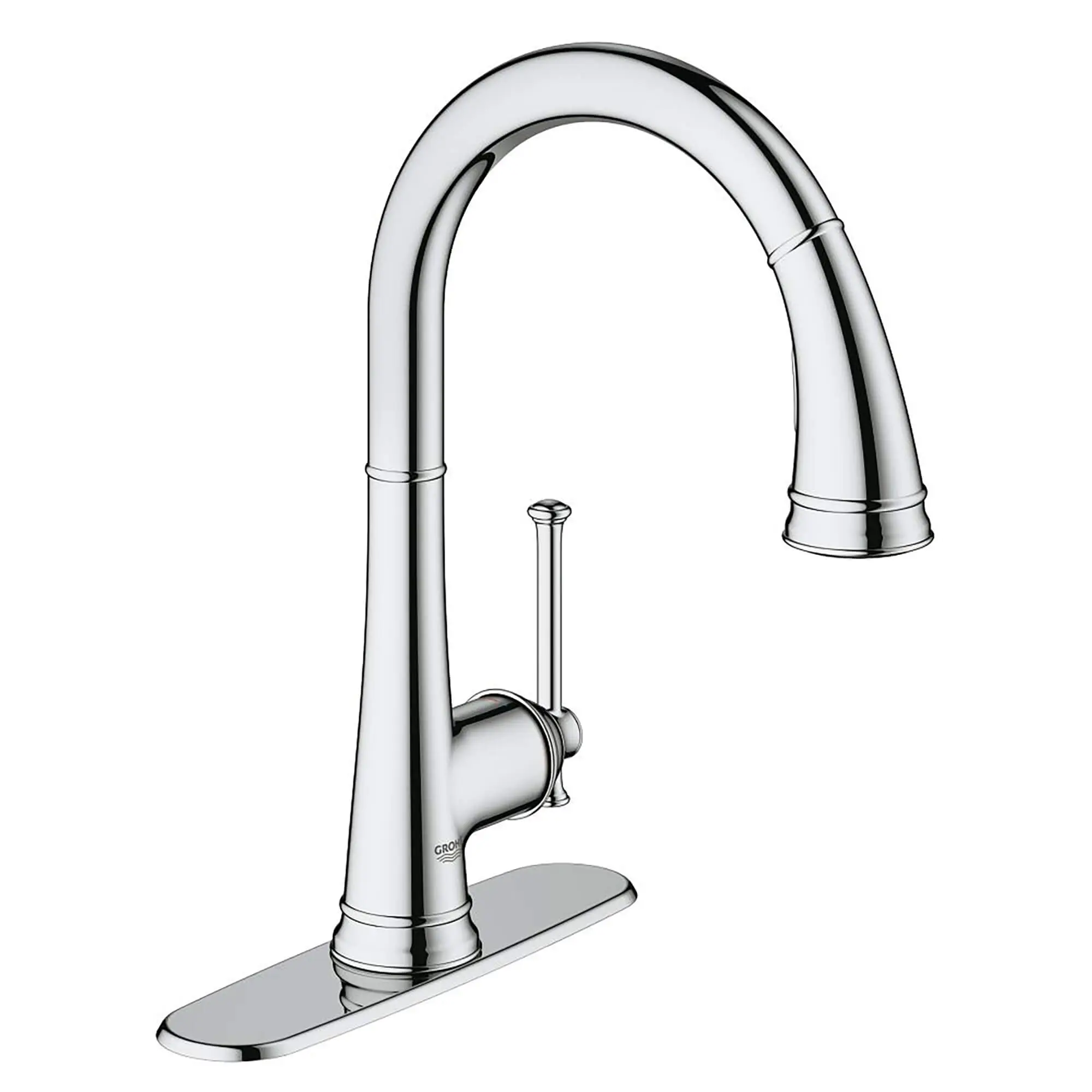 Single-Handle Pull Down Kitchen Faucet Dual Spray 6.6 L/min (1.75 gpm)